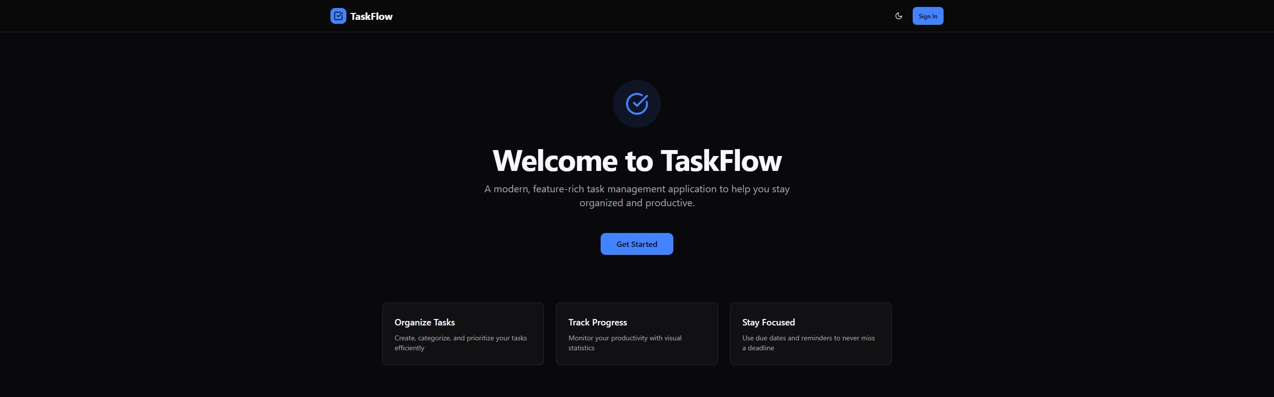 TaskFlow screenshot